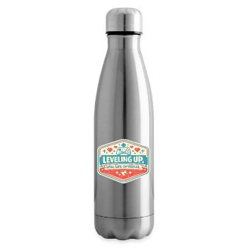 Level Up – Real Life Optional - Isolierflasche - Lightsilver - Rechts