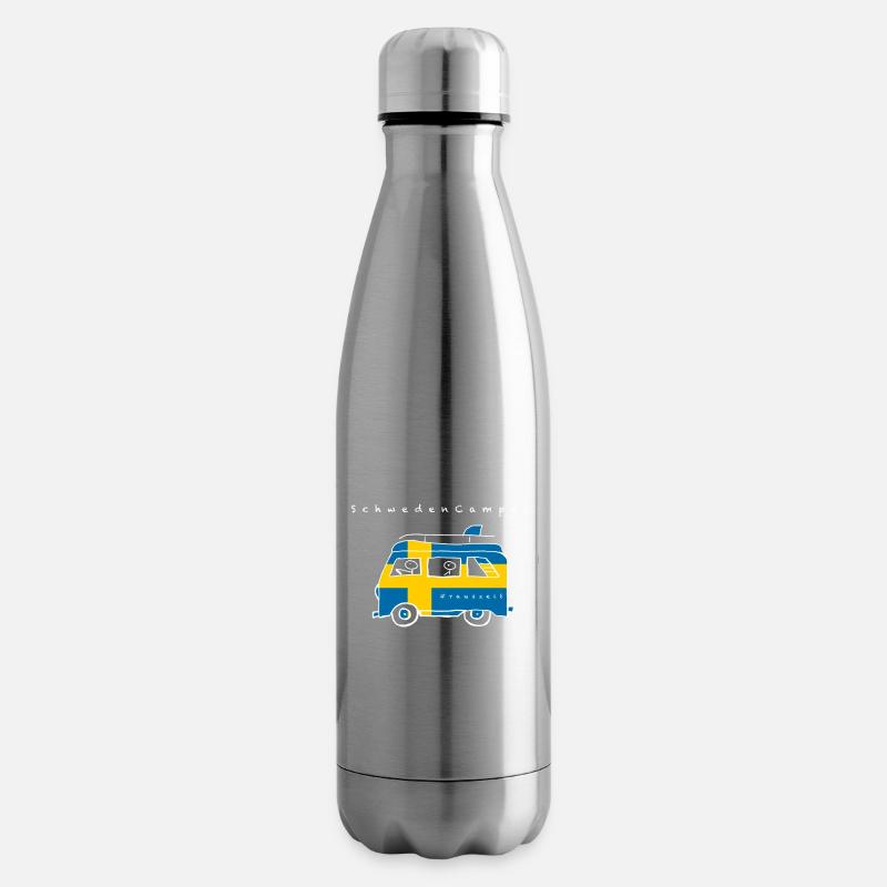Schweden Camper - Isolierflasche - Lightsilver