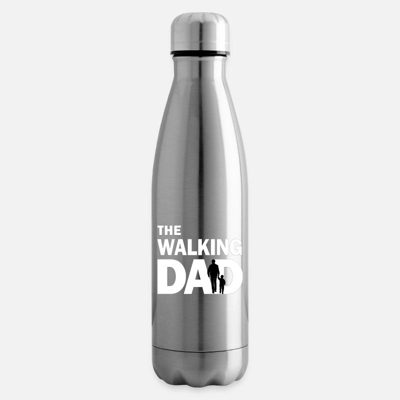 The walking dad - Bouteille isotherme - argent clair
