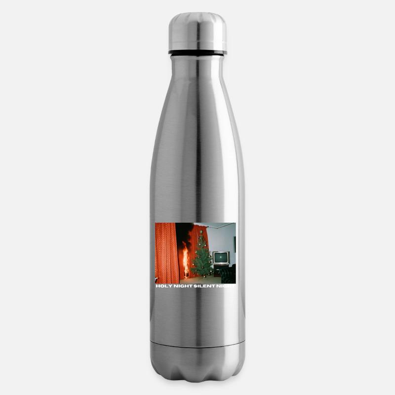 Holy Night mal anders - Chaotisches Weihnachten - Isolierflasche - Lightsilver