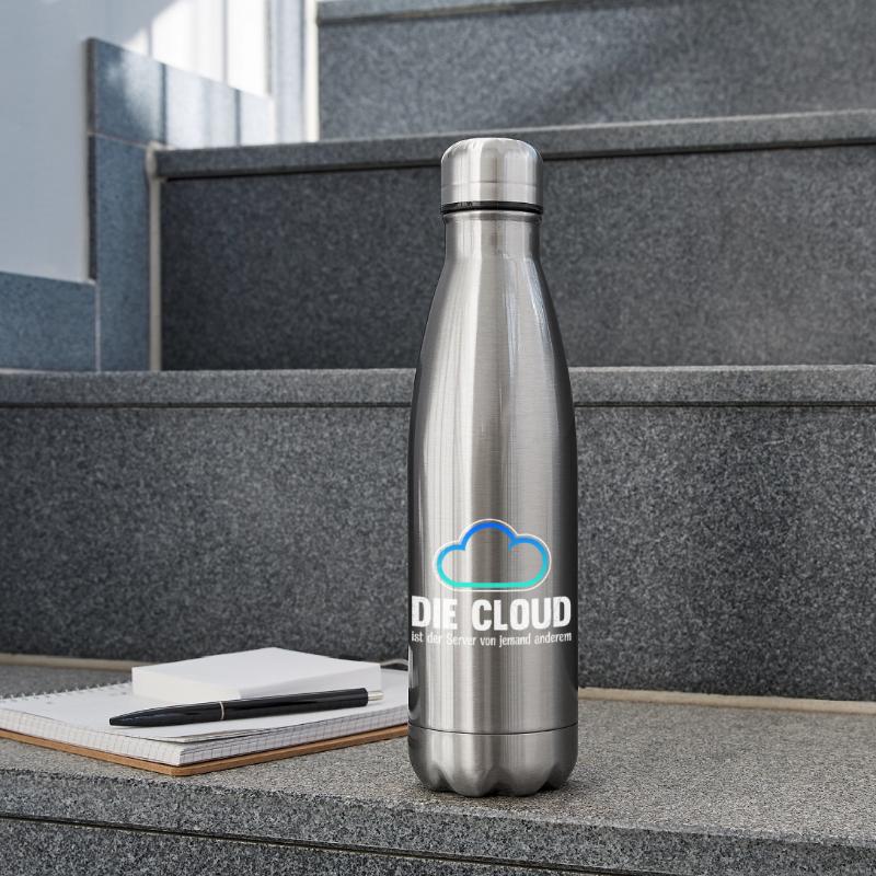 Coder THE CLOUD IS SOMEONE ELSE'S SERVER Insulated Water Bottle