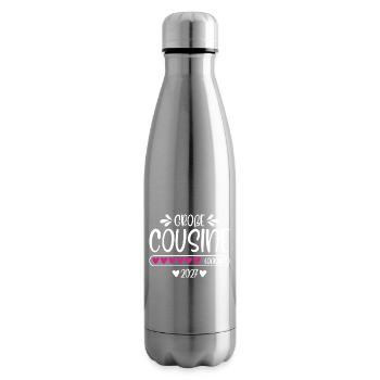 Big Cousin 2027 barre de chargement à cœur - Bouteille isotherme - argent clair - Droite