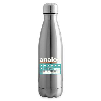 Analoger Synthesizer Retro Music - Isolierflasche - Lightsilver - Rechts