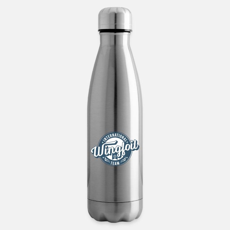 Équipe internationale de wingfoil - Bouteille isotherme - argent clair
