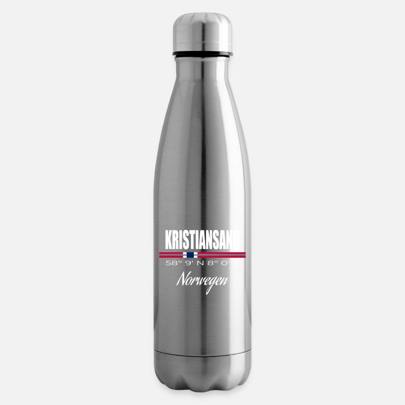 Kristiansand - Isolierflasche - Lightsilver