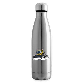 pelle à neige jaune neige - Bouteille isotherme - argent clair - Droite