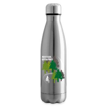mim Radl querfödei - mit dem Rad quer Feld ein - Insulated Water Bottle - silver - Right