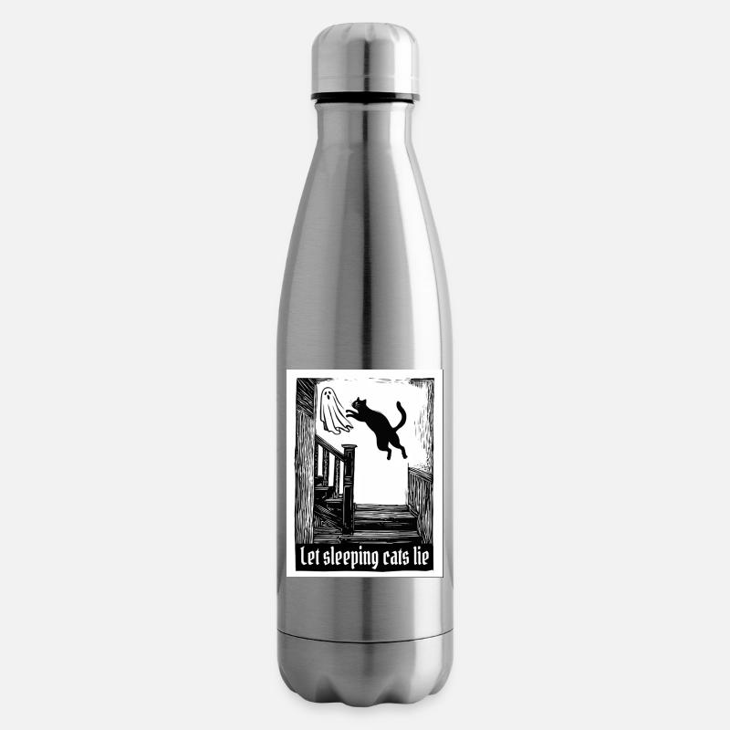 Let sleeping cats lie - Isolierflasche - Lightsilver