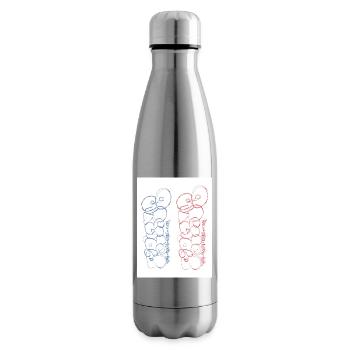 Paris. France. Europe. Monde. - Bouteille isotherme - argent clair - Droite