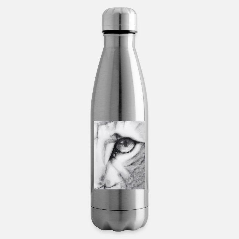 Katzenartig - Isolierflasche - Lightsilver