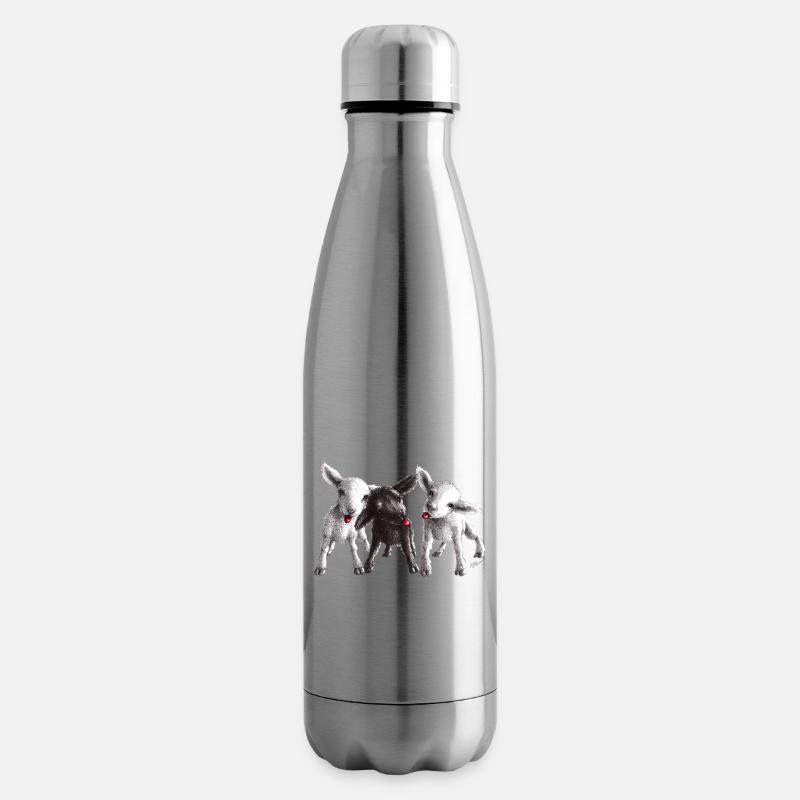 mouton effronté - Bouteille isotherme - argent clair