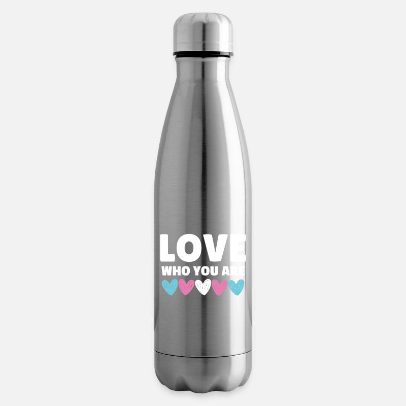 Transgender. Liebe, wer du bist - Isolierflasche - Lightsilver