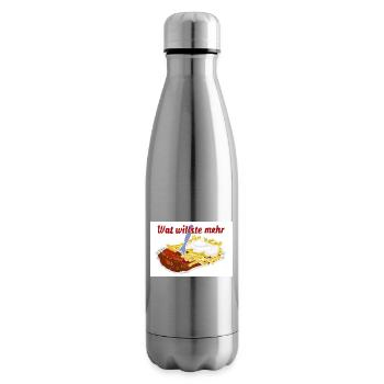 Currywurst mit Pommes - Isolierflasche - Lightsilver - Rechts