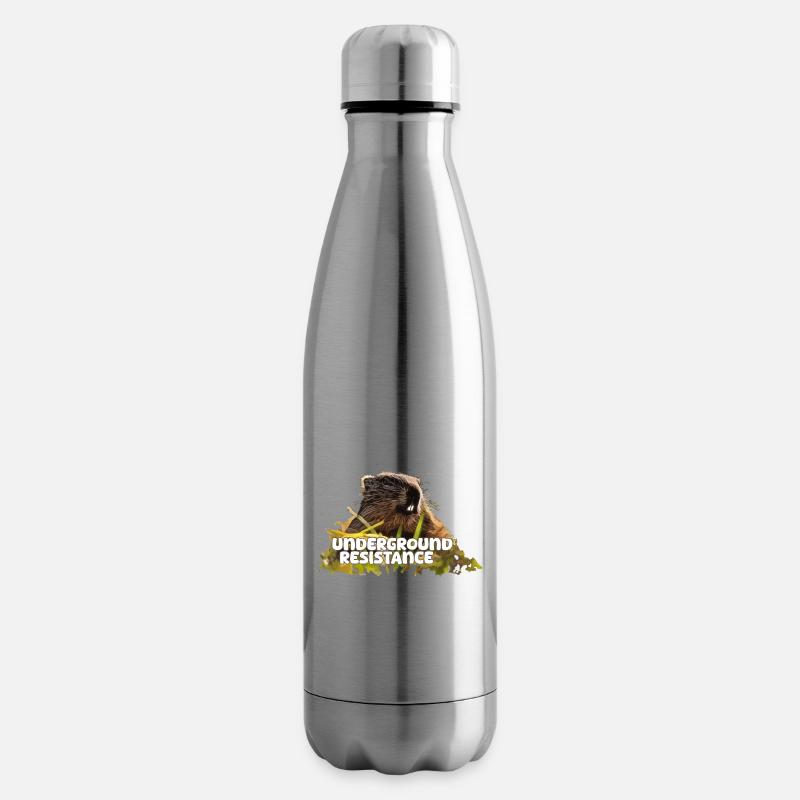 Murmeltier Underground Resistance 2024 - Isolierflasche - Lightsilver