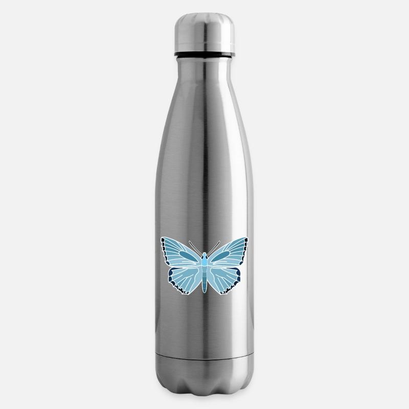 Silbergrüner Bläuling - Isolierflasche - Lightsilver