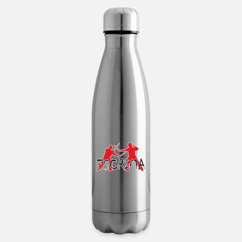 Escrima Sparring - Isolierflasche - Lightsilver
