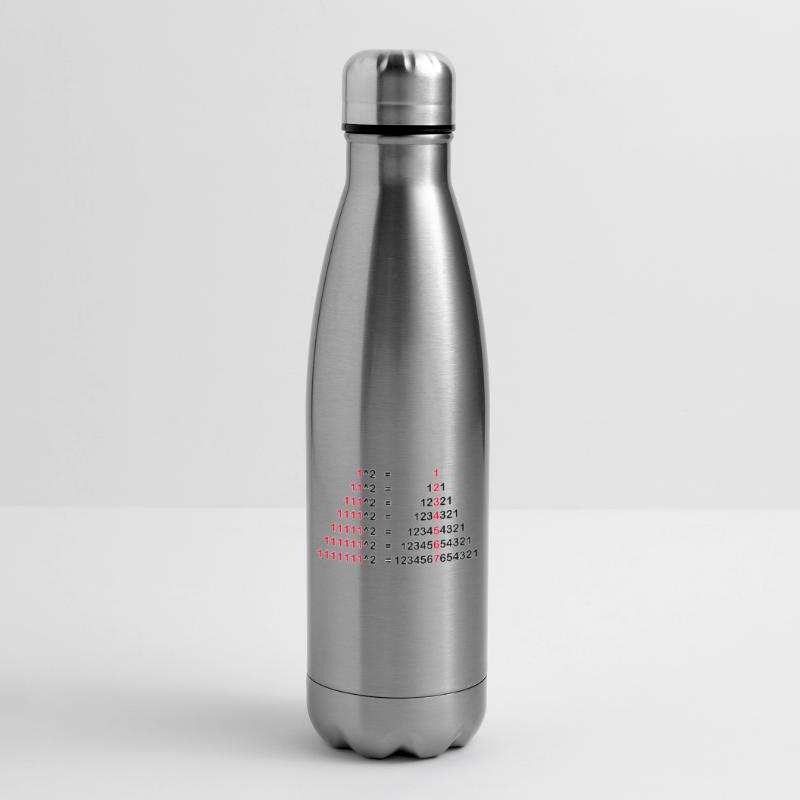 PAY POTENCY VALUE PALINDROME 1x1 HIGH TWO GIFT Insulated Water Bottle