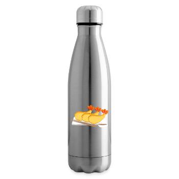 Krabbe Languste Meeresfrüchte Shrimp - Isolierflasche - Lightsilver - Rechts