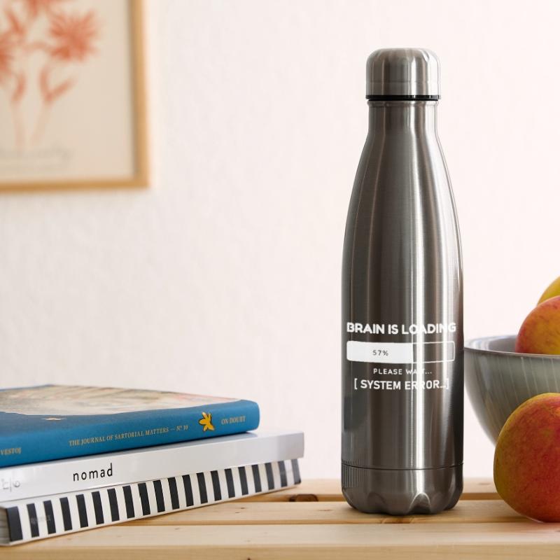 Brain is Loading System Error – Funny Saying Insulated Water Bottle