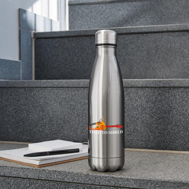 Time to Shred – Orange Guitar Tool Insulated Water Bottle