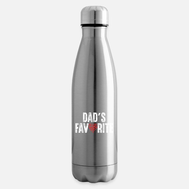 Papas_Lieblings - Bouteille isotherme - argent clair
