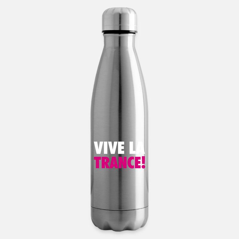Vive La Trance! (pink) - Isolierflasche - Lightsilver