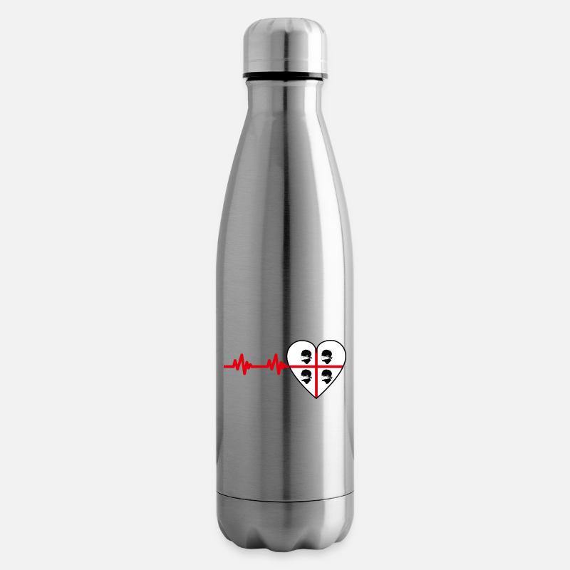 4 Mori Maskierte Puls - Isolierflasche - Lightsilver