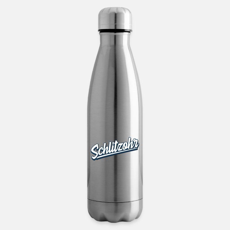 Schlitzohr - Schweizerdeutsch - Mundart - Dialekt - Isolierflasche - Lightsilver