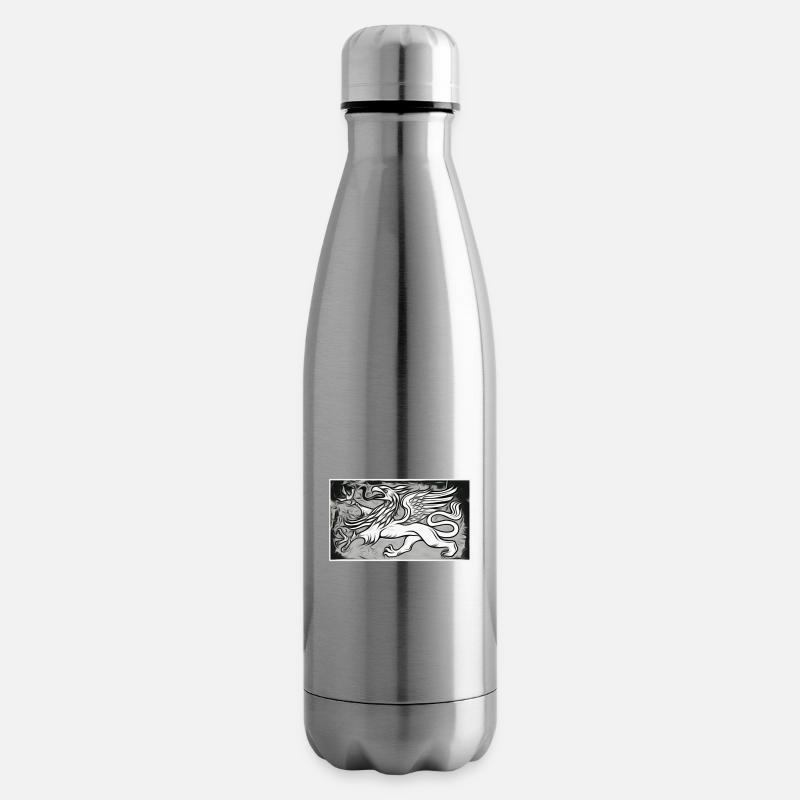 Ein Greif in grau - Isolierflasche - Lightsilver