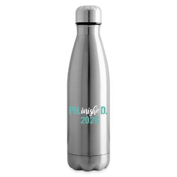 Doctor 2026 Degree Philistine Dissertation PhD - Insulated Water Bottle - silver - Right