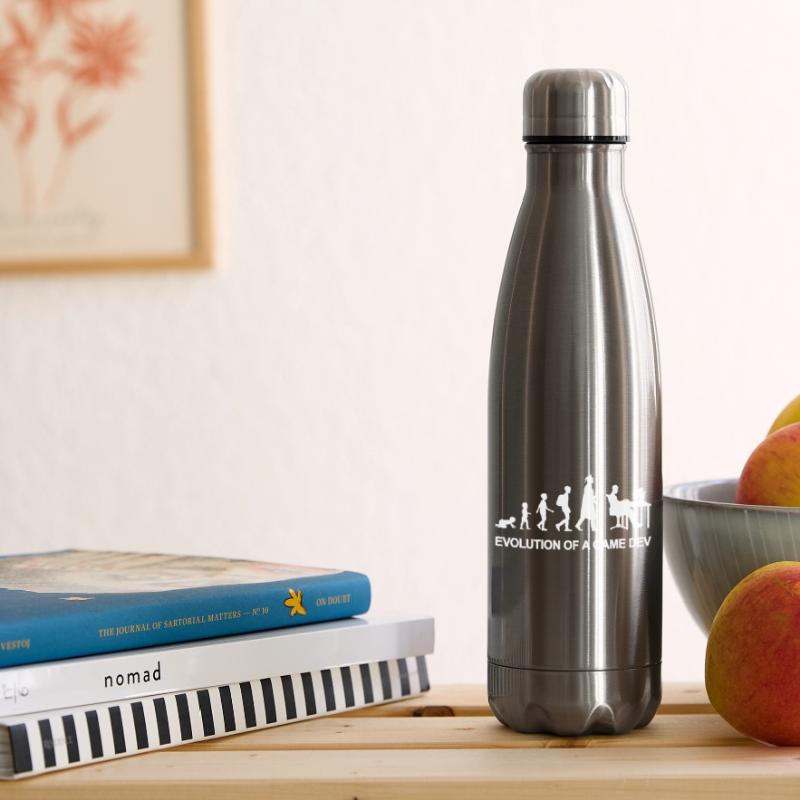 Game Developer Evolution Isolierflasche