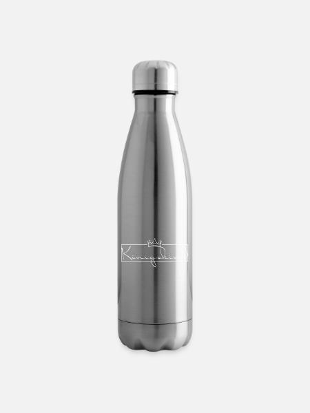 Koenigskind - weiß - Isolierflasche - Lightsilver