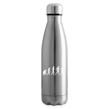 Evolution des Fußballspielers - Isolierflasche - Lightsilver - Rechts