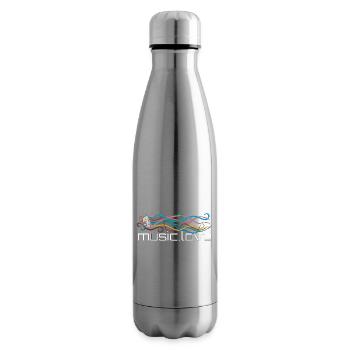 Music streams music.love - Insulated Water Bottle - silver - Right