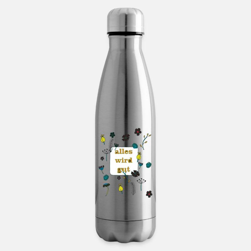 alles wird gut - Isolierflasche - Lightsilver