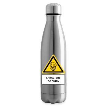 Dog character - Insulated Water Bottle - silver - Right