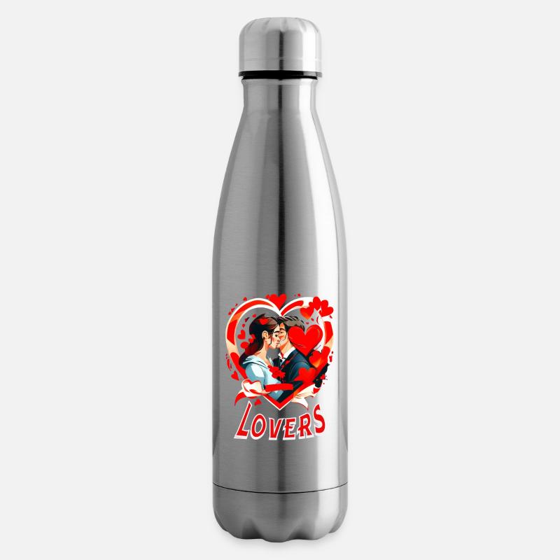 Lovers  - Bouteille isotherme - argent clair