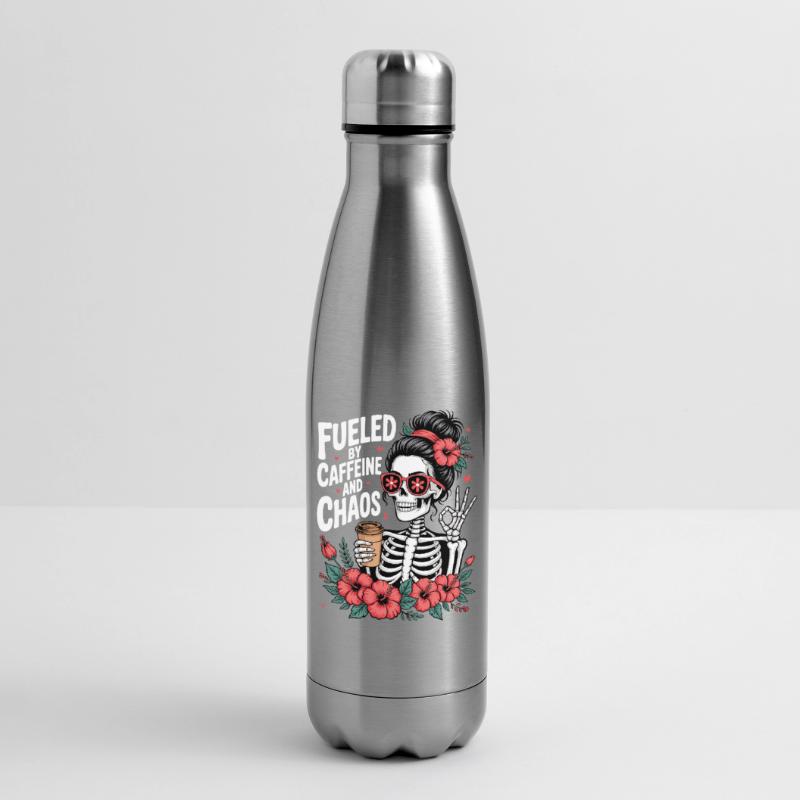 Mutter Koffein Mutter Skelett Kaffee Isolierflasche