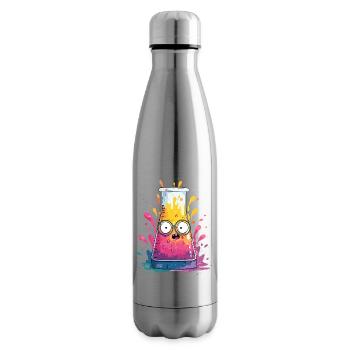Buntes Reagenzglas Comic - Isolierflasche - Lightsilver - Rechts