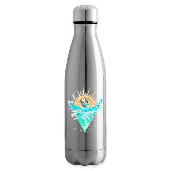 Sonnenkreis Surfer an der Welle - Isolierflasche - Lightsilver - Rechts