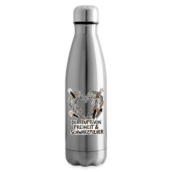 Freiheit und Schwarzpulver Pyro - Isolierflasche - Lightsilver - Rechts