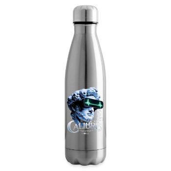 Highest Caliber VR Statue - Insulated Water Bottle - silver - Right