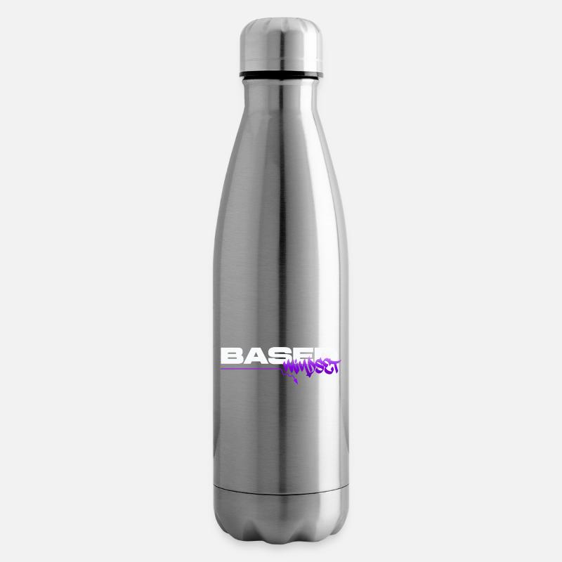 Based Mindset – Streetwear Graffiti Mentality - Isolierflasche - Lightsilver