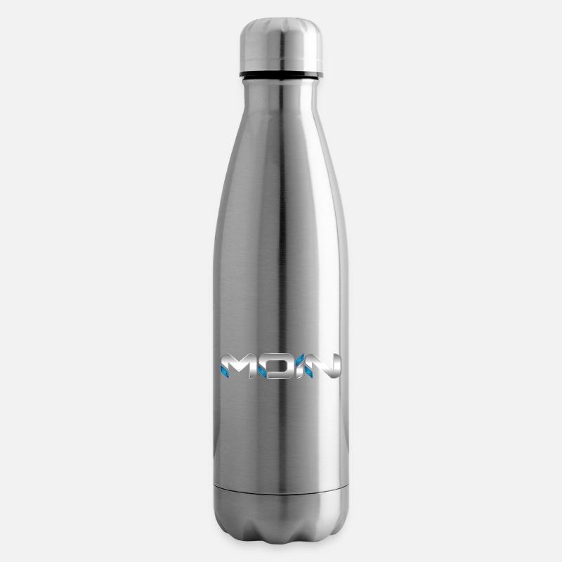 Hello - Insulated Water Bottle - silver
