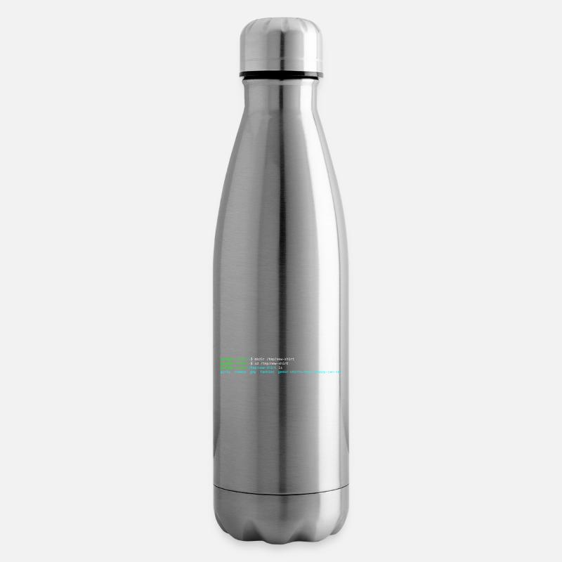 Linux-Terminal - Isolierflasche - Lightsilver