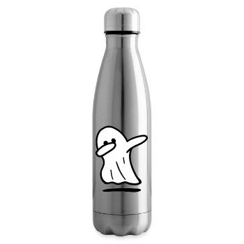 Ghost / Funny ghost / halloween / dabbing ghost - Insulated Water Bottle - silver - Right