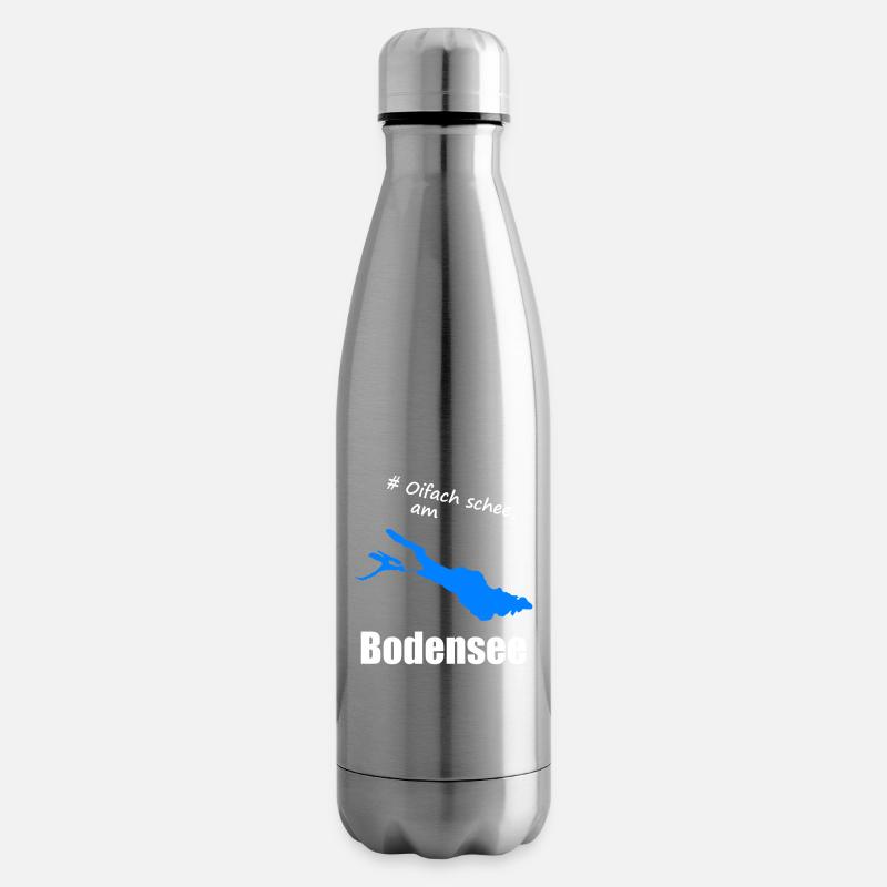 # Oifach schee, am Bodensee - Isolierflasche - Lightsilver