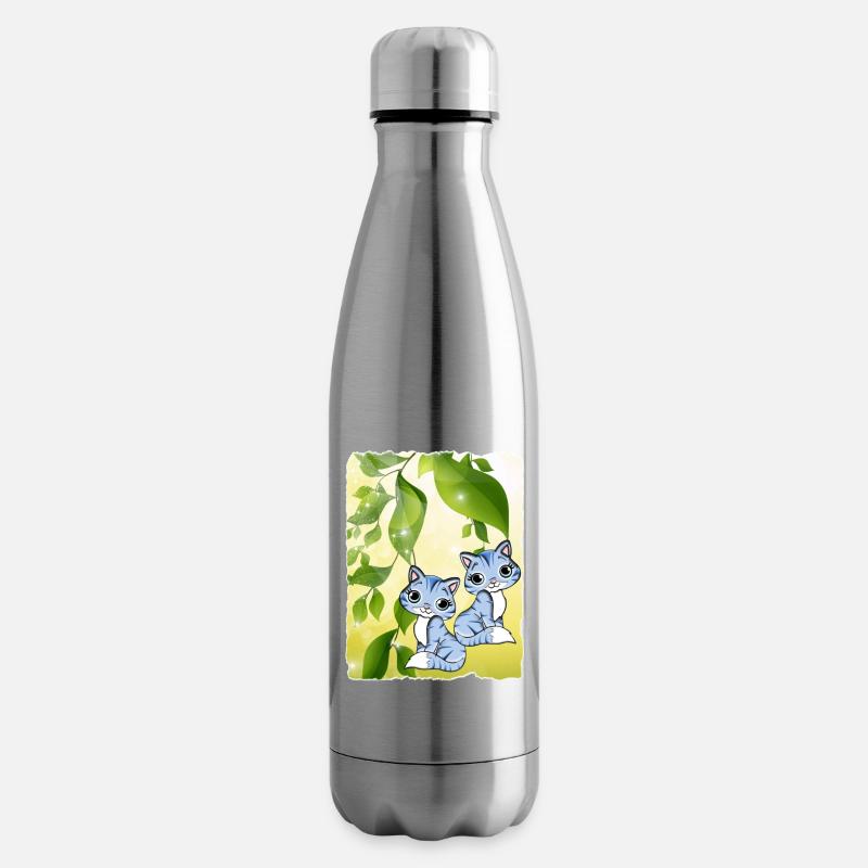 Katzenbeeren - Isolierflasche - Lightsilver
