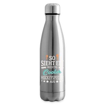 So sieht ein cooler Hockeyspieler aus Hockey - Isolierflasche - Lightsilver - Rechts