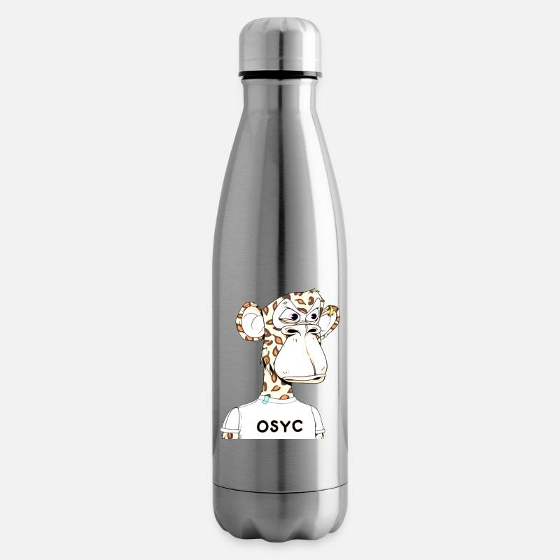 Leo Ape - Insulated Water Bottle - silver